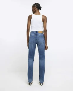 River Island high waist straight leg jeans< Jeans