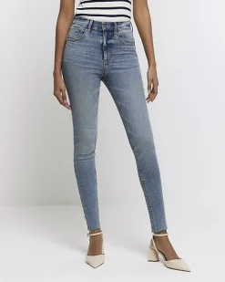 River Island high waisted bum sculpt skinny jeans< Jeans