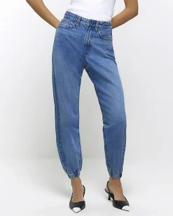 River Island high waisted jogger jeans< Jeans