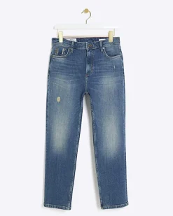 River Island High Waisted Slim Straight Jeans< Jeans