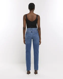 River Island high waisted stove pipe straight jeans< Jeans
