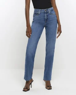 River Island high waisted stove pipe straight jeans< Jeans