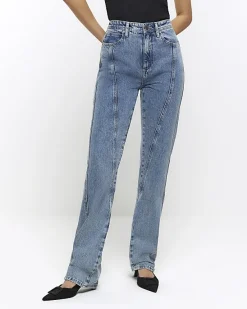 River Island high waisted stove pipe straight jeans< Jeans