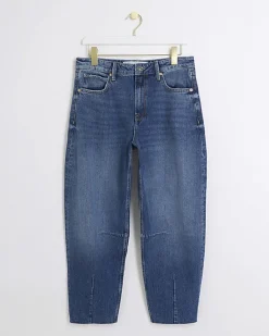 River Island high waisted tapered jeans< Jeans