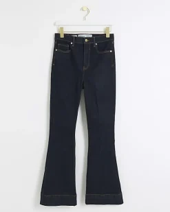 River Island high waisted tummy hold flared jeans< Jeans
