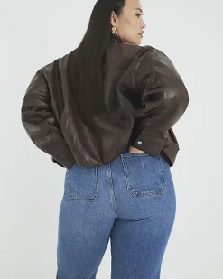 River Island high waisted wide leg jeans< Jeans