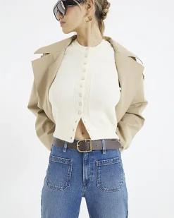 River Island high waisted wide leg jeans< Jeans