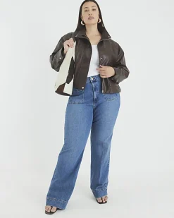 River Island high waisted wide leg jeans< Jeans