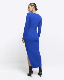River Island knit rib jumper maxi dress< Dresses