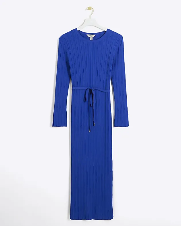 River Island knit rib jumper maxi dress< Dresses