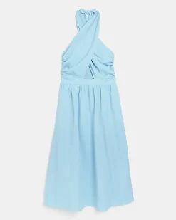 River Island linen halter neck midi dress< Dresses