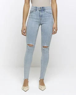 River Island mid rise bum sculpt jeggings< Jeans