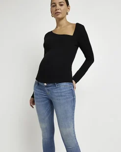 River Island mid rise maternity skinny jeans< Maternity
