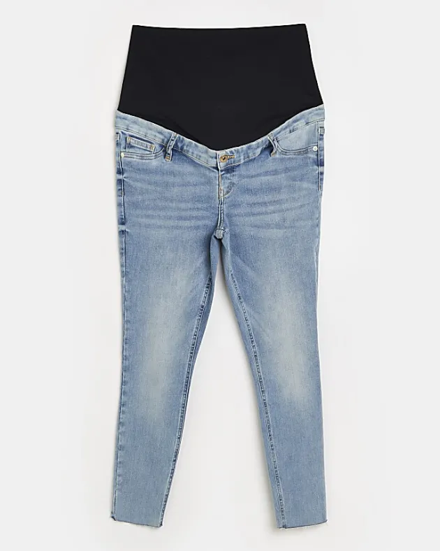 River Island Molly mid rise maternity skinny jeans< Maternity