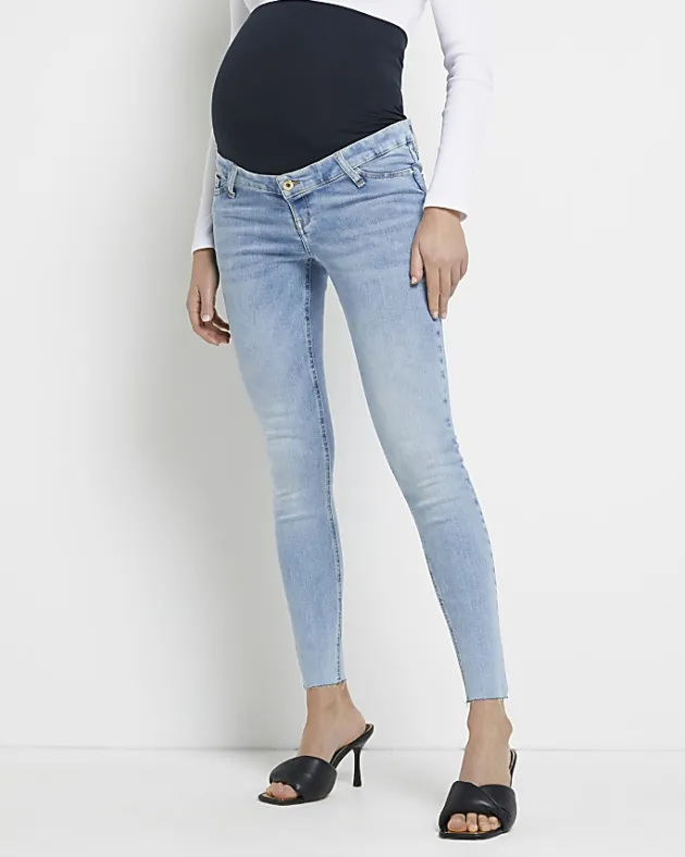 River Island Molly mid rise maternity skinny jeans< Maternity