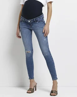 River Island Molly mid rise maternity skinny jeans< Maternity