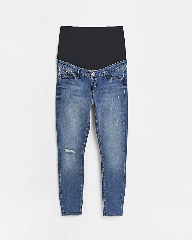 River Island Molly mid rise maternity skinny jeans< Maternity