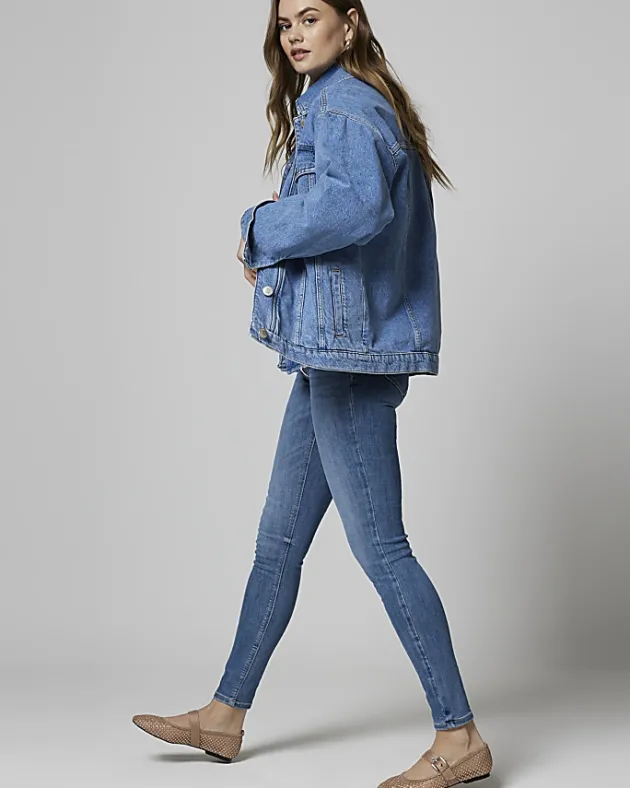 River Island molly mid rise super skinny fit jeans< Jeans