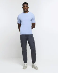 River Island muscle fit t-shirt< Essentials