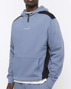 River Island regular fit colour block hoodie< Tracksuits