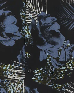 River Island regular fit floral short sleeve shirt< Shirts