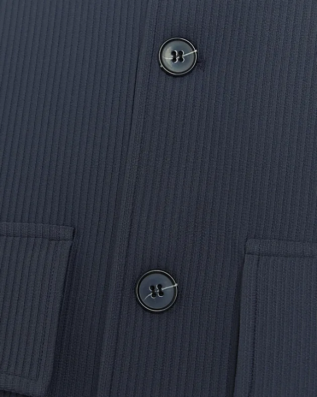 River Island regular fit plisse Harrington jacket< Matching Sets