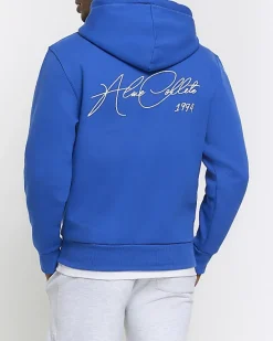 River Island regular fit script graphic hoodie< Hoodies & Sweatshirts