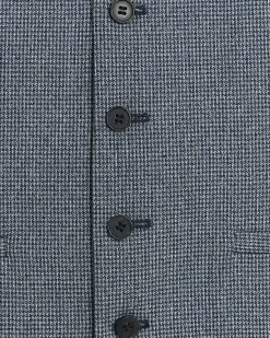 River Island skinny fit dogtooth waistcoat< Suits
