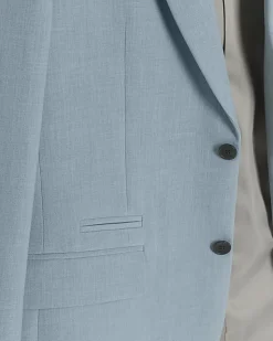 River Island slim fit textured suit jacket< Suits