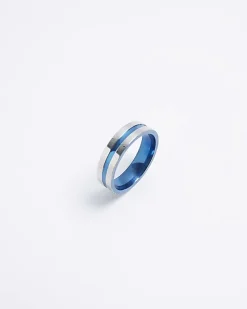 River Island stainless steel cross ring< Jewellery & Watches