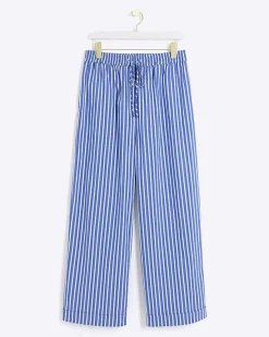 River Island stripe poplin pull on trousers< Trousers