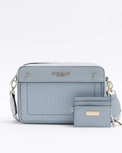 River Island weave boxy cross body bag< Bags, Purses & Luggage