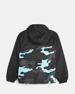 River Island Boys Hype camo hooded jacket< Coats & Jackets