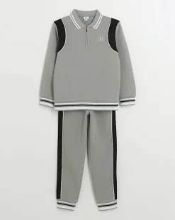 River Island Boys taped sweatshirt and joggers set< 13 - 16 Yrs