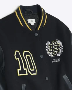 River Island Boys embroidered varsity bomber jacket< Coats & Jackets