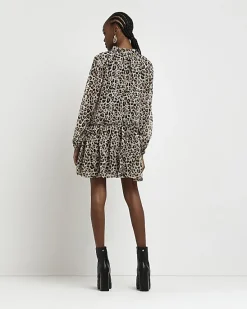 River Island animal print smock mini dress< Dresses