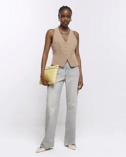 River Island button front waistcoat< Suits & Tailoring