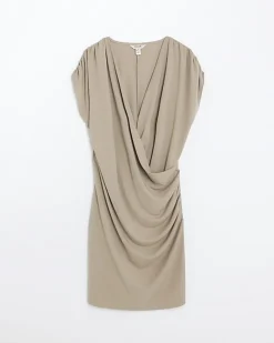 River Island drape wrap bodycon mini dress< Dresses