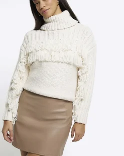 River Island faux leather mini skirt< Skirts