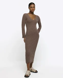 River Island knit bodycon maxi dress< Dresses