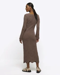 River Island knit bodycon maxi dress< Dresses