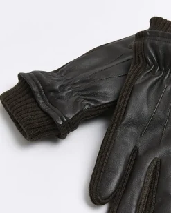 River Island leather gloves< Essentials
