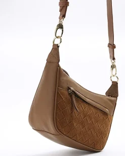 River Island leather weave cross body bag< Bags, Purses & Luggage