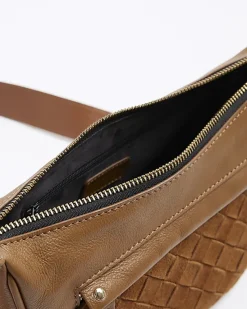River Island leather weave cross body bag< Bags, Purses & Luggage