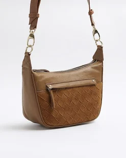 River Island leather weave cross body bag< Bags, Purses & Luggage