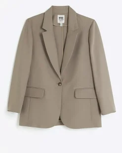 River Island light relaxed blazer< Suits & Tailoring