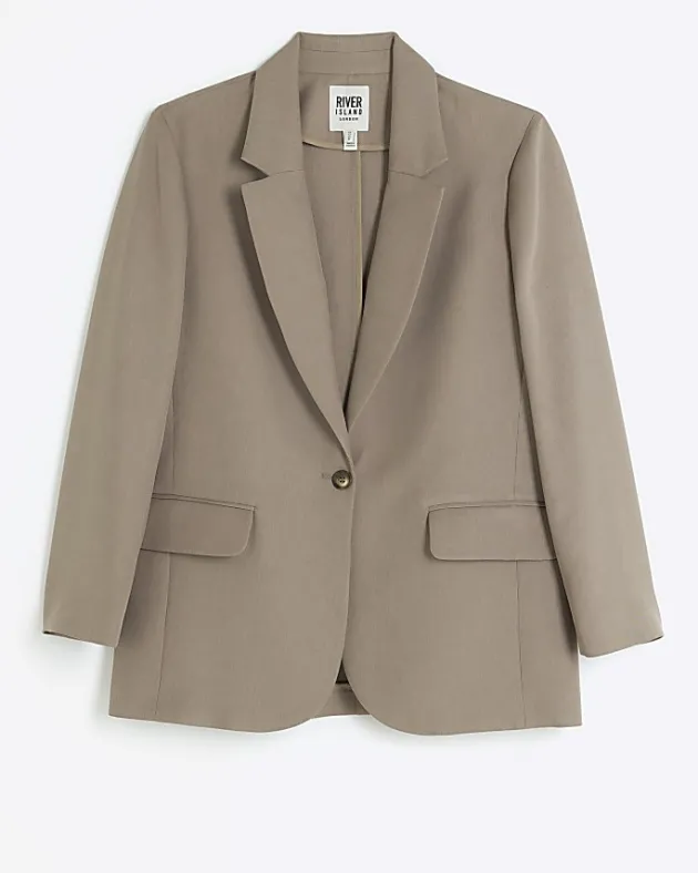 River Island light relaxed blazer< Suits & Tailoring