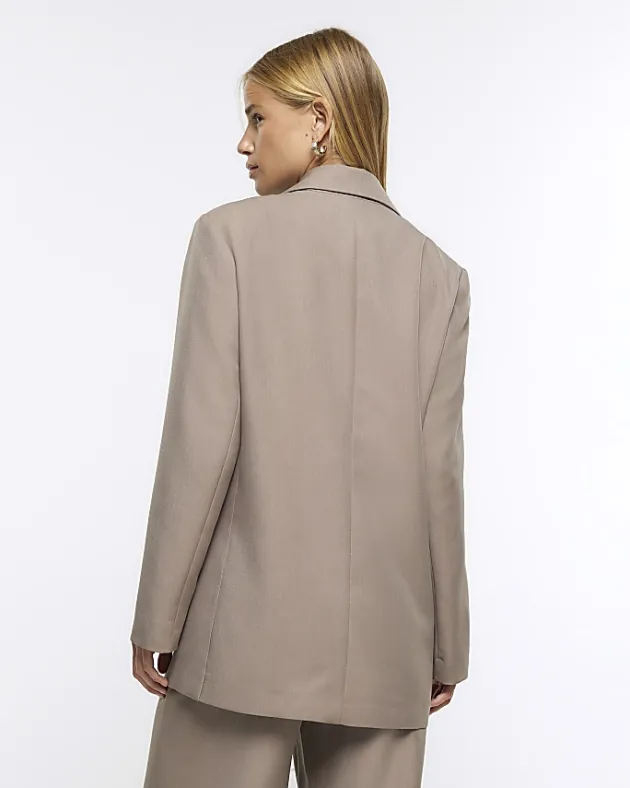 River Island light relaxed blazer< Suits & Tailoring