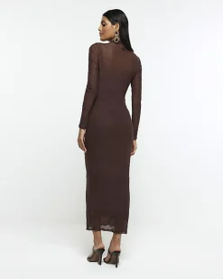 River Island mesh bodycon maxi dress< Dresses