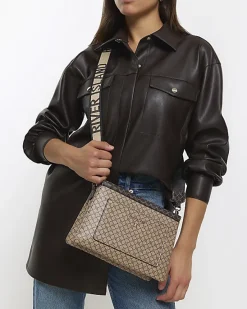 River Island monogram crossbody bag< Bags, Purses & Luggage